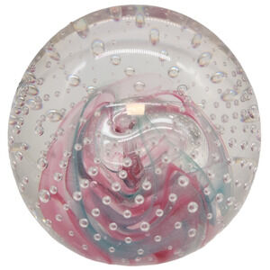 Caithness Scotland Glass Paperweight 1991 Reflections Collectors Club